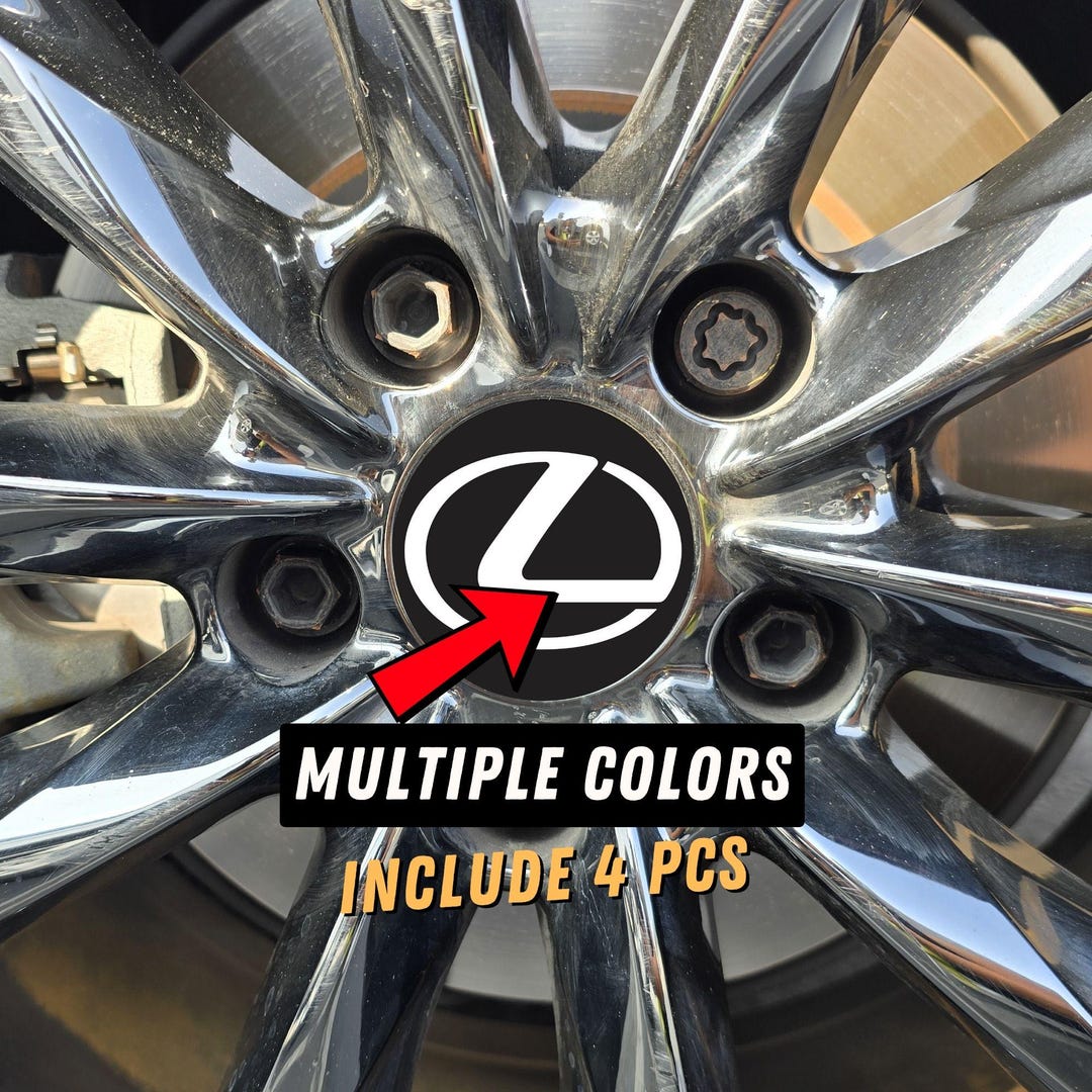 Lexus Rim Emblems Lexus Logo Wheel Center Cap Emblem Overlay Sticker Decal Cover 5 PCS - Etsy