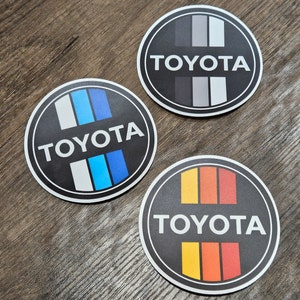 Toyota TRD Vintage Heritage Stripes Vinyl Sticker Decal | 4Runner, Tacoma, Tundra, Land Cruiser, FJ Cruiser
