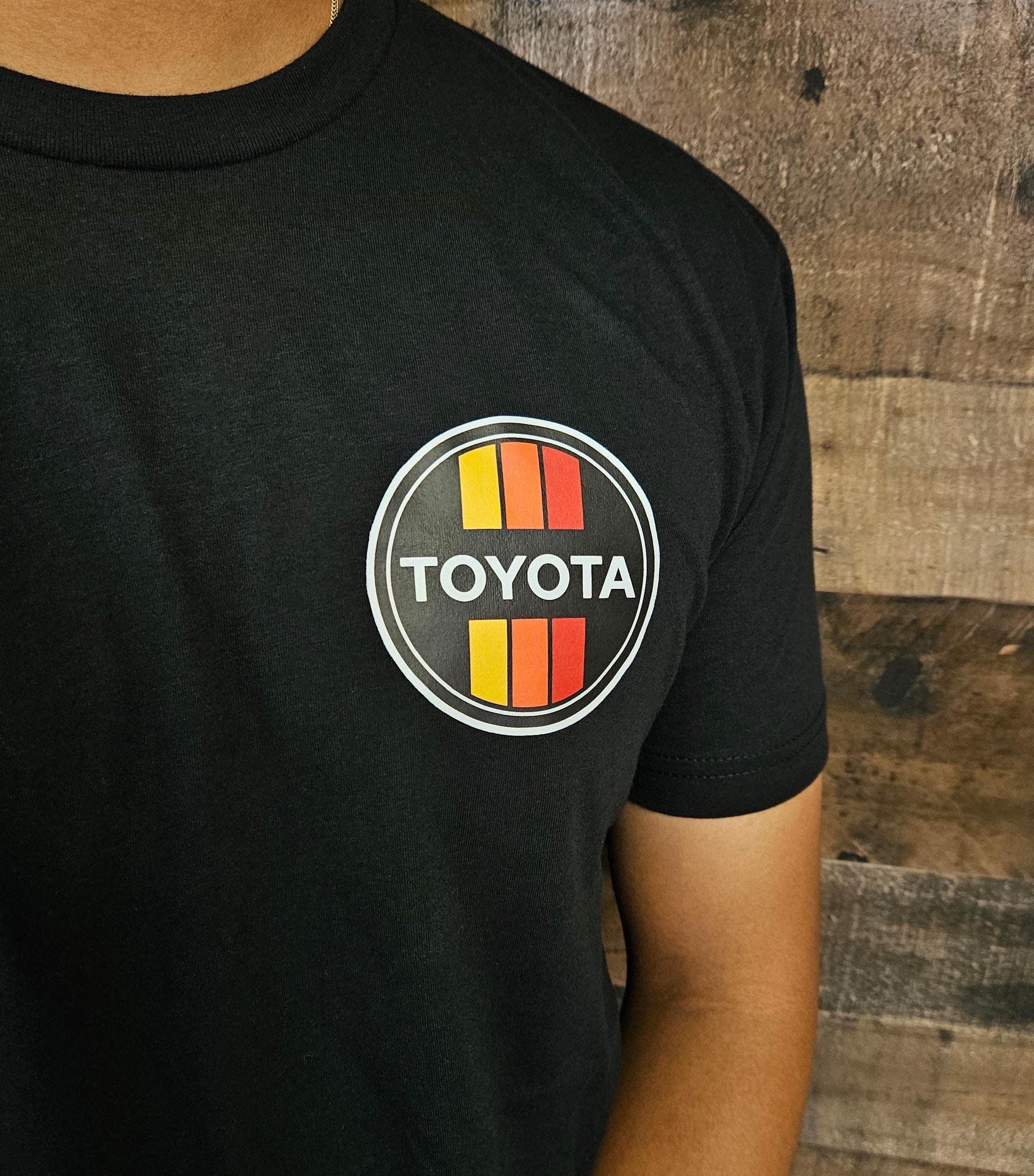 Toyota Vintage Heritage 3 Stripes Logo Pocket Tee Shirt 4runner