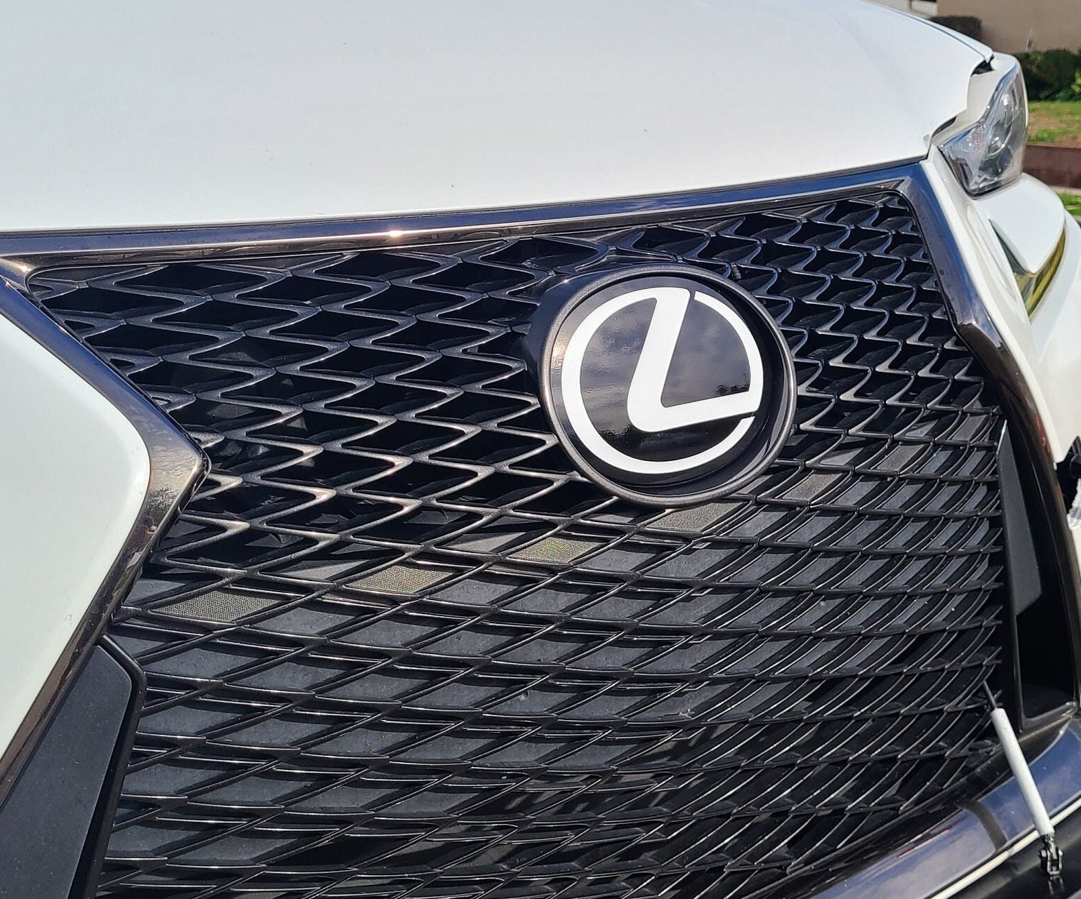 Lexus Emblem Front Vinyl Overlay F-Sport | 2014+ IS350, IS250, IS200T, IS500 | 2019+ ES300 |2023+ RX350