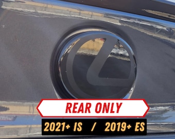 Stealth Lexus Rear Emblem Vinyl Overlay Decal | IS & ES Models