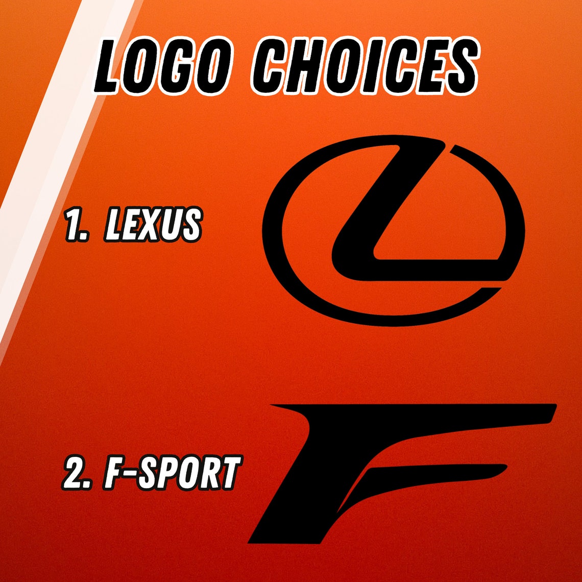 Lexus Emblem Vinyl Overlay Decal Set Front + Rear Combo | 2021+ IS and ...