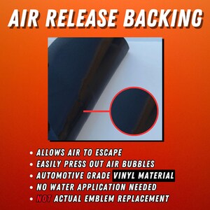 2023 - 2025 Toyota GR Corolla Stealth Emblem Vinyl Overlay Decals Set Front & Rear | 3 Logo Options image 6