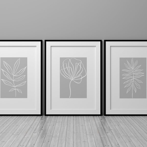 Grey Wall Art Etsy UK