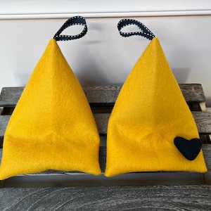 Phone bean bag and iphone stand.  Luxury phone cushion , iPhone beanie pillow style. Honeycomb Yellow Gold. Great gift. 100% wool. Handmade