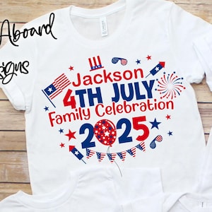 4 juillet 2025 SVG, PNG personnalisé fête de famille chemise SVG, réunion de famille du 4 juillet png, vacances en famille du 4 juillet, jour de l'indépendance