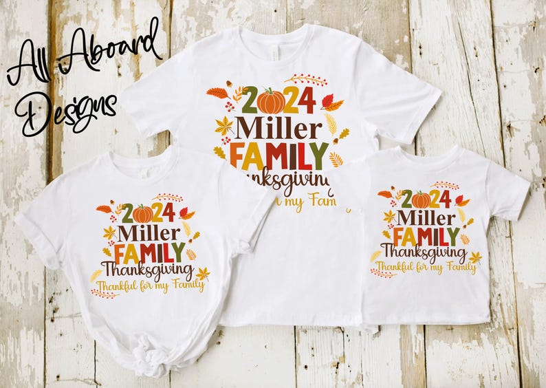 Thanksgiving 2024 SVG, Custom Family Thanksgiving Shirt SVG