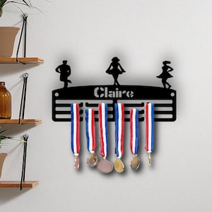 Personalised Medal Hanger Medal Holder Wall Display Rack Irish Dancing