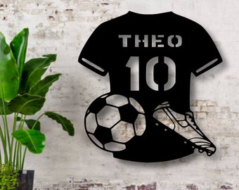Cartello Decorativo Da Parete A Tema Calcio - Regalo Originale Per Tifosi E Appassionati Di Football - 2