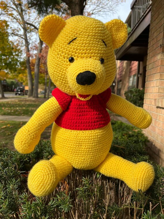 large pooh bear stuffed animal