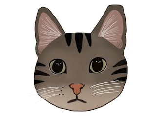 Tabby Katze Sticker