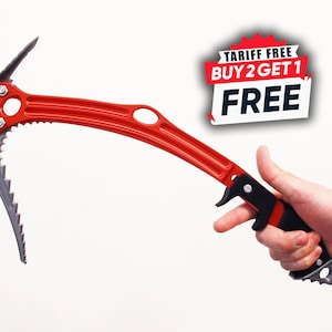 Red Rebel Ice Pick Axe 1:1 Replica | Escape from Tarkov & Tomb Raider Gift