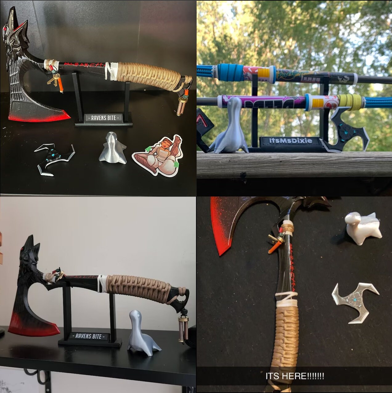 Bloodhound Raven's Bite Heirloom 1:1 Weighted Replica Apex Legends