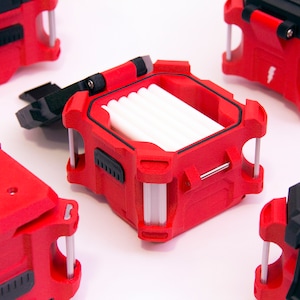 Contenitore per sigarette compatibile con Packout - Contiene 40 sigarette / Ispirato al sistema Milwaukee Packout / Regalo perfetto per la festa del papà o il compleanno