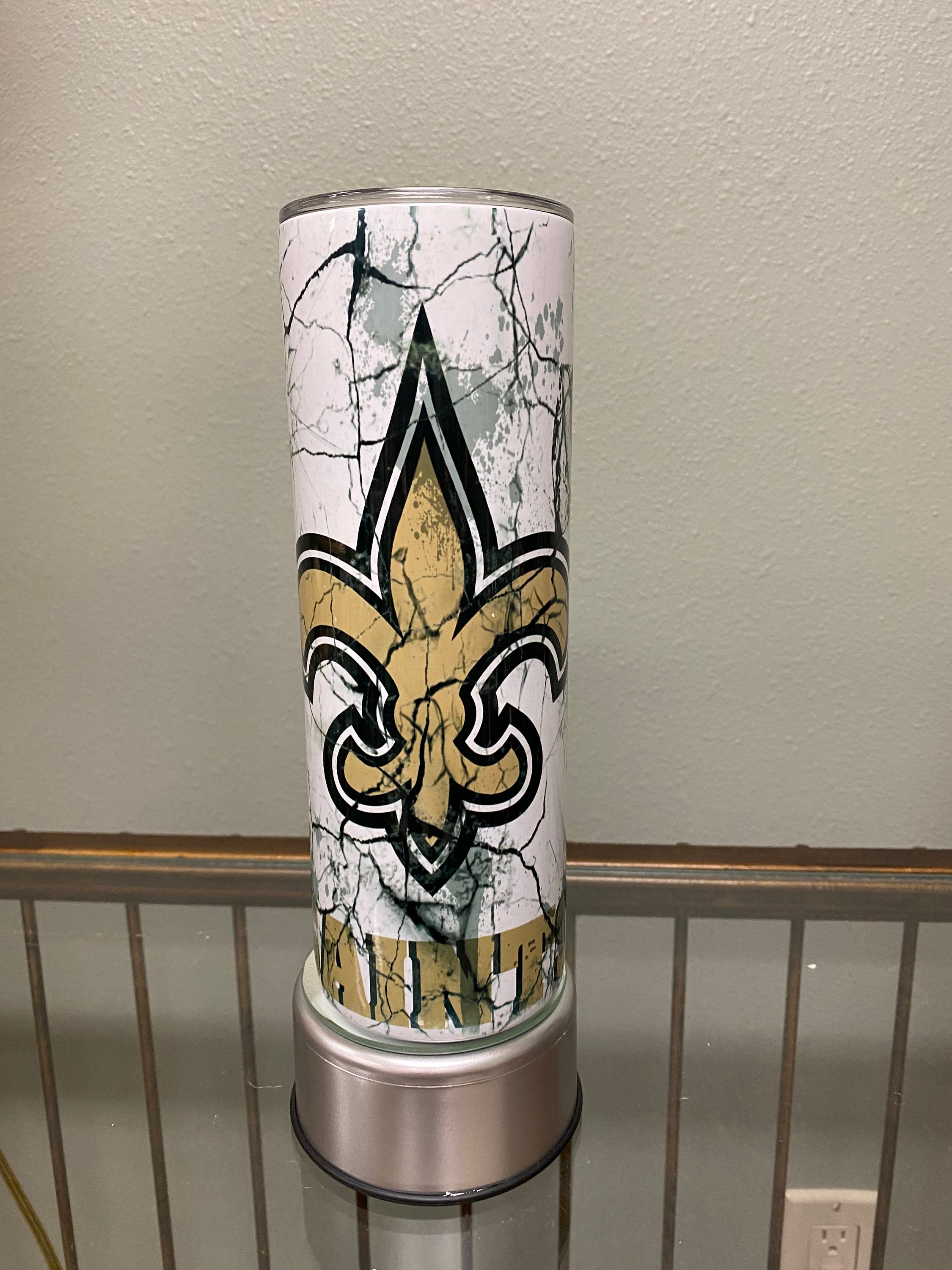 New Orleans Saints Ombre' Tumbler NFL Teams Saints Fans Gift