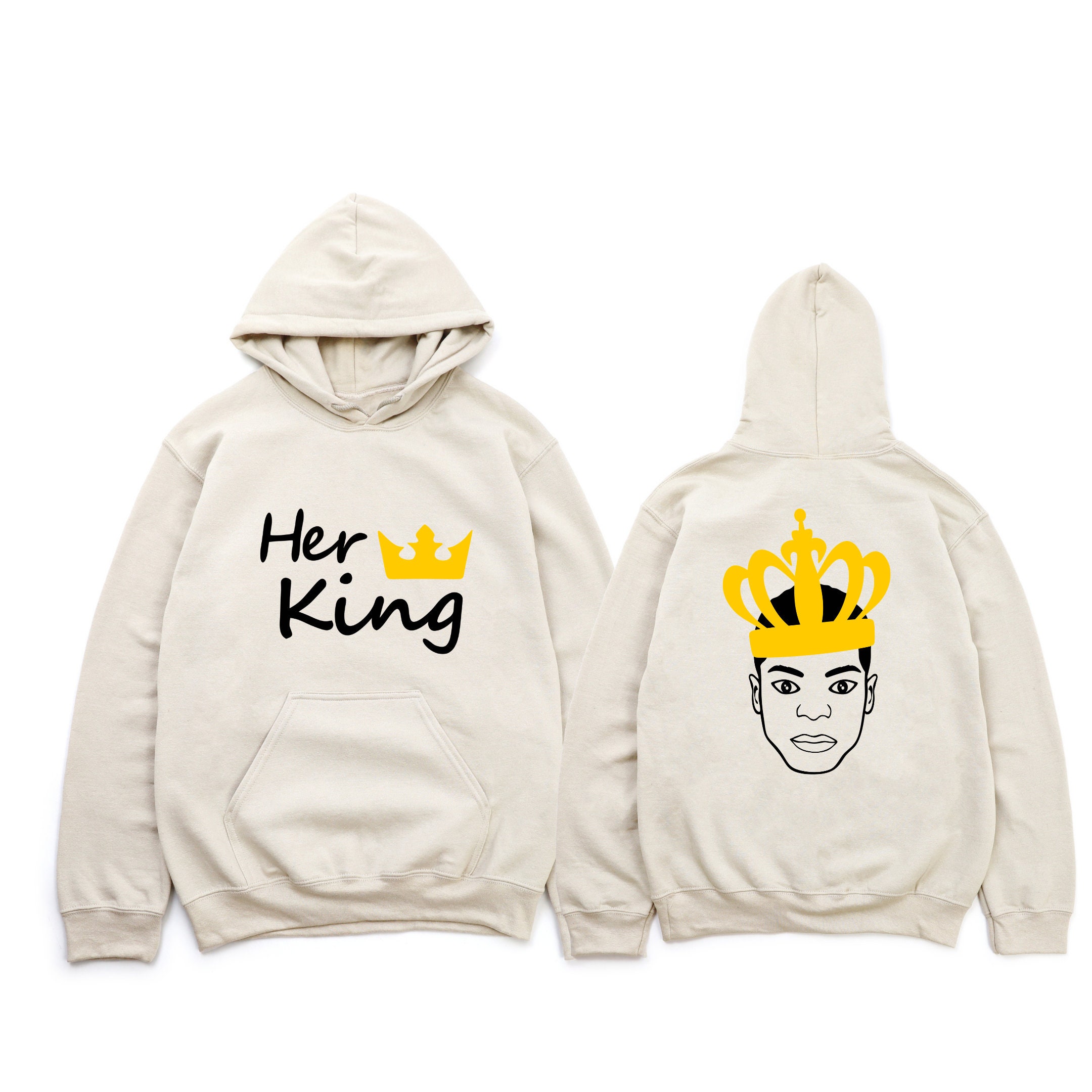 Her king and his queen on sale hoodies
