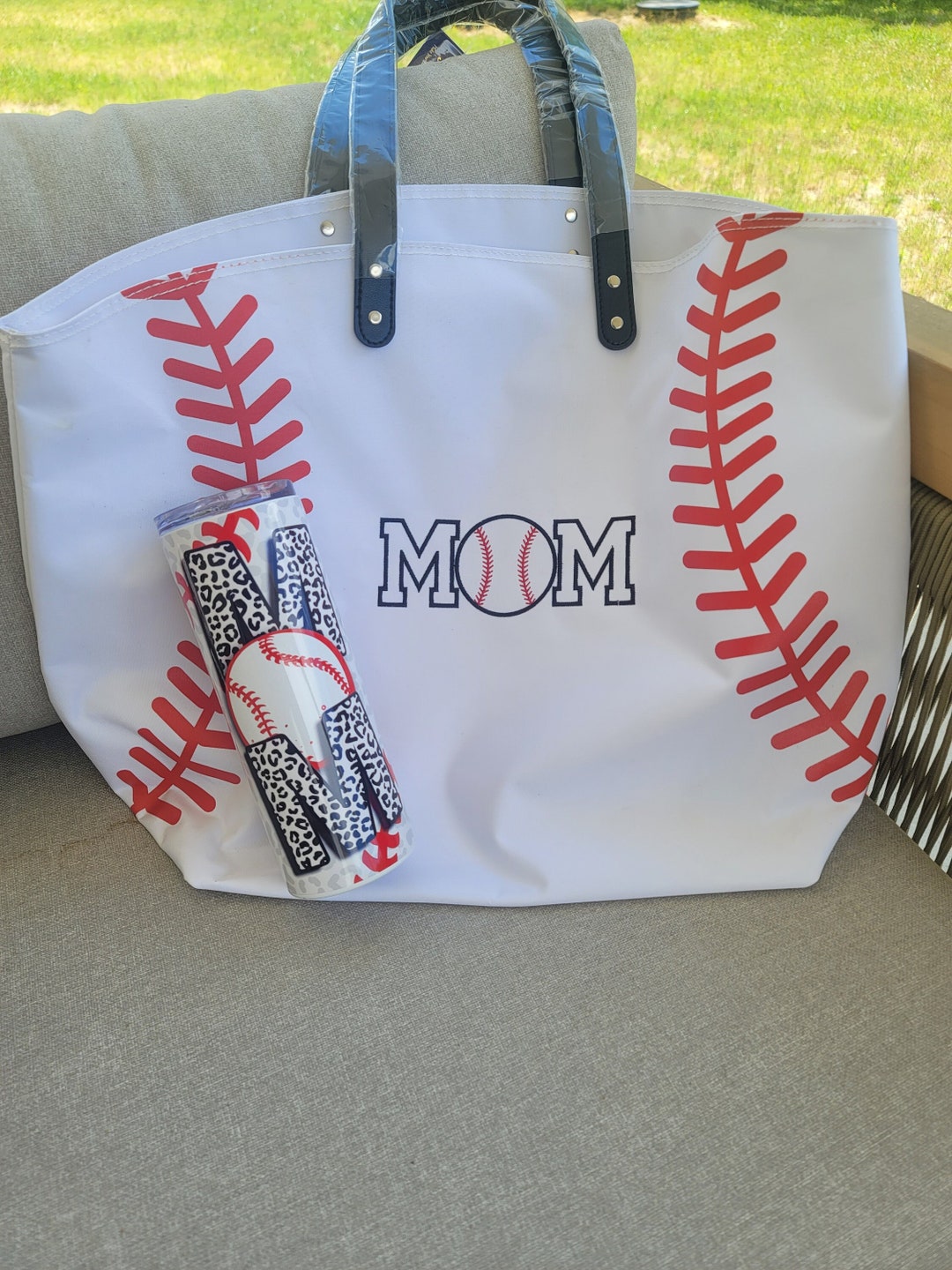 Sports Mom Tote Bagcustom Sports Sport Embroidered Basketball Baseball