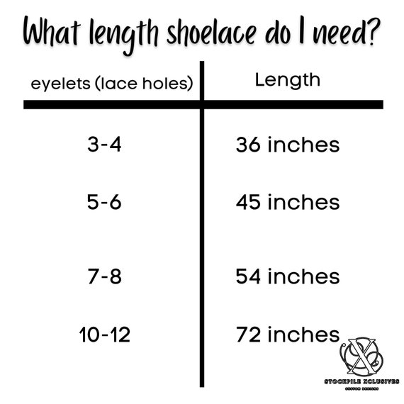 af1 laces length