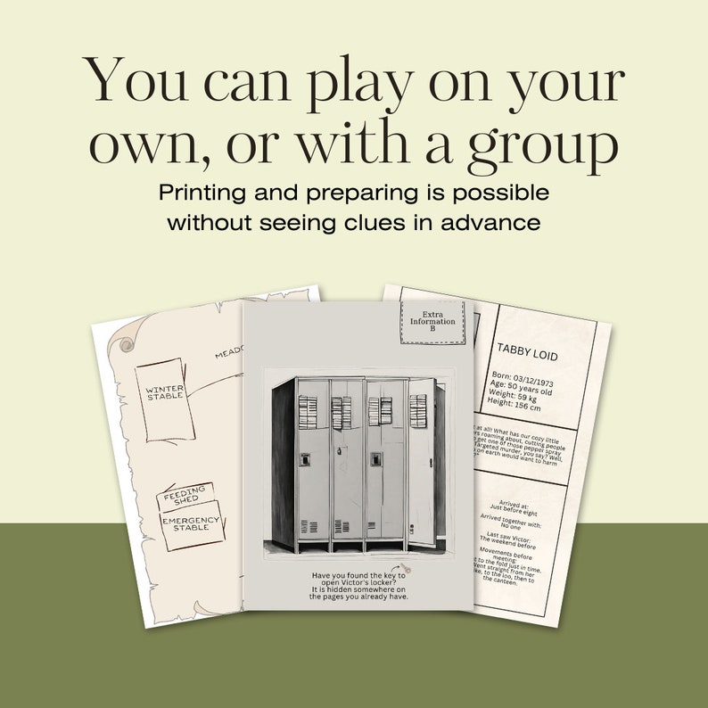 Printable Murder Mystery - Bleating Murder - Cozy Crime - Instant ...