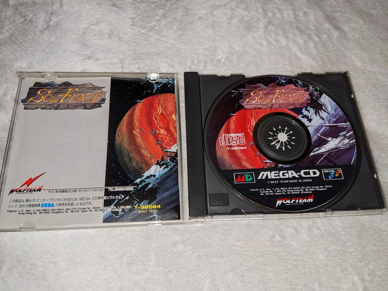 MEGA CD sol feace complete sega game image 3