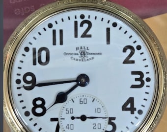 Reloj de bolsillo Hamilton Cleveland Ball 999B, estándar oficial
