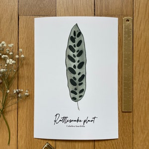 Watercolor Leaf Art Print Botanical Wall Decor Nature-Inspired Home Decor Modern Art Print Greenery Wall Art Leaf Print for Living Room
