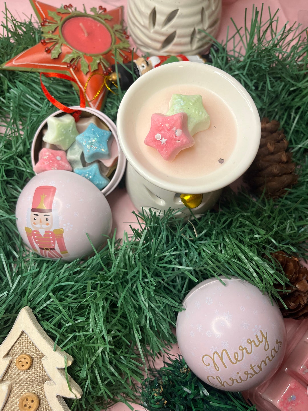 Tin Bauble Holds Tart_decorations for Christmas Etsy