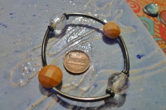 Stacking Stretch Beaded Bracelets. Antique Finish - image 2