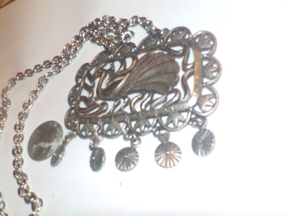 Bold Statement Peacock Necklace - image 1