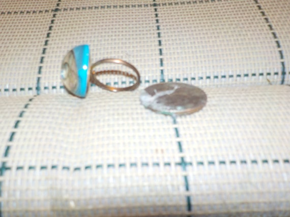 Lucite Dome Ring.Adjustable - image 2