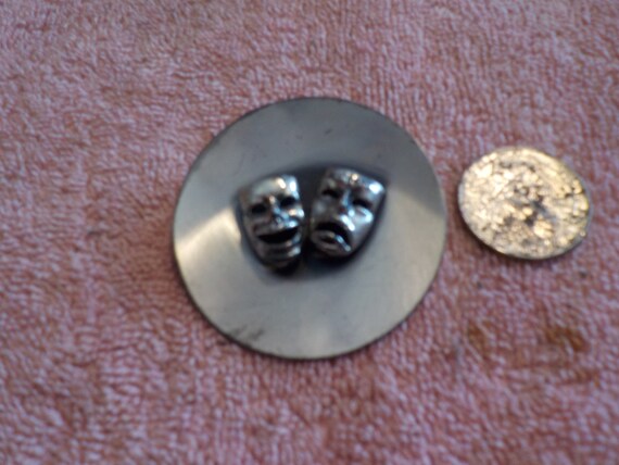 Theatre, Drama, Play. Happy and Sad Masks Pin