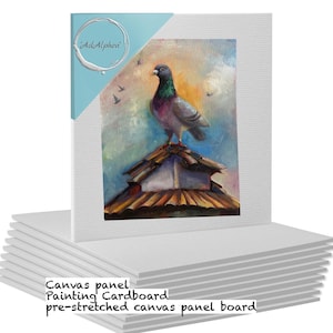 Racing Pigeon dove oil painting, handmade painting, original painting