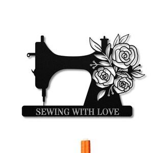 Sewing Metal Wall Art, Sewing Wall Art, Sewing Room Decoration, Sewing Gift Ideas, Sewing Gifts for Women, Sewing Gifts for Men