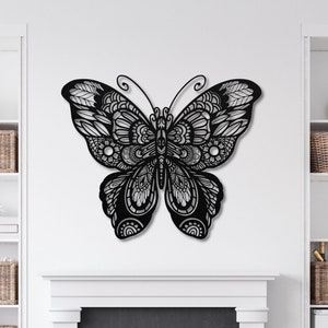 Metal Butterfly Wall Art, Metal Wall Butterfly, Butterfly for Wall Decor, Butterfly Gifts for Mom, Butterfly Wall Art, Butterfly Wall Decor