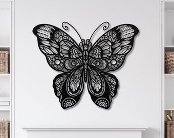 Metal Butterfly Wall Art, Metal Wall Butterfly, Butterfly for Wall Decor, Butterfly Gifts for Mom, Butterfly Wall Art, Butterfly Wall Decor