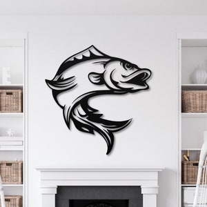 Metal Fish Wall Art,  Metal Art Fish, Metal Wall Fish, Metal Fish Wall Decor, Metal Fish Decor, Gifts for Fishermen, Gifts for Lake House