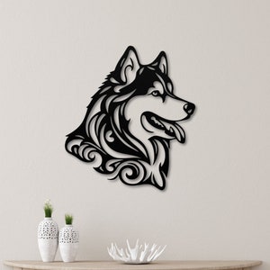 Dog Metal Wall Art, Gift for Dog Lovers