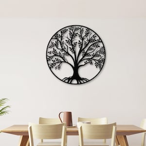 Tree of Life Decor, Metal Tree Decor, Tree of Life Wall Art, Home Decor, Wall Hanging, Livingroom Decor, Metal Decor