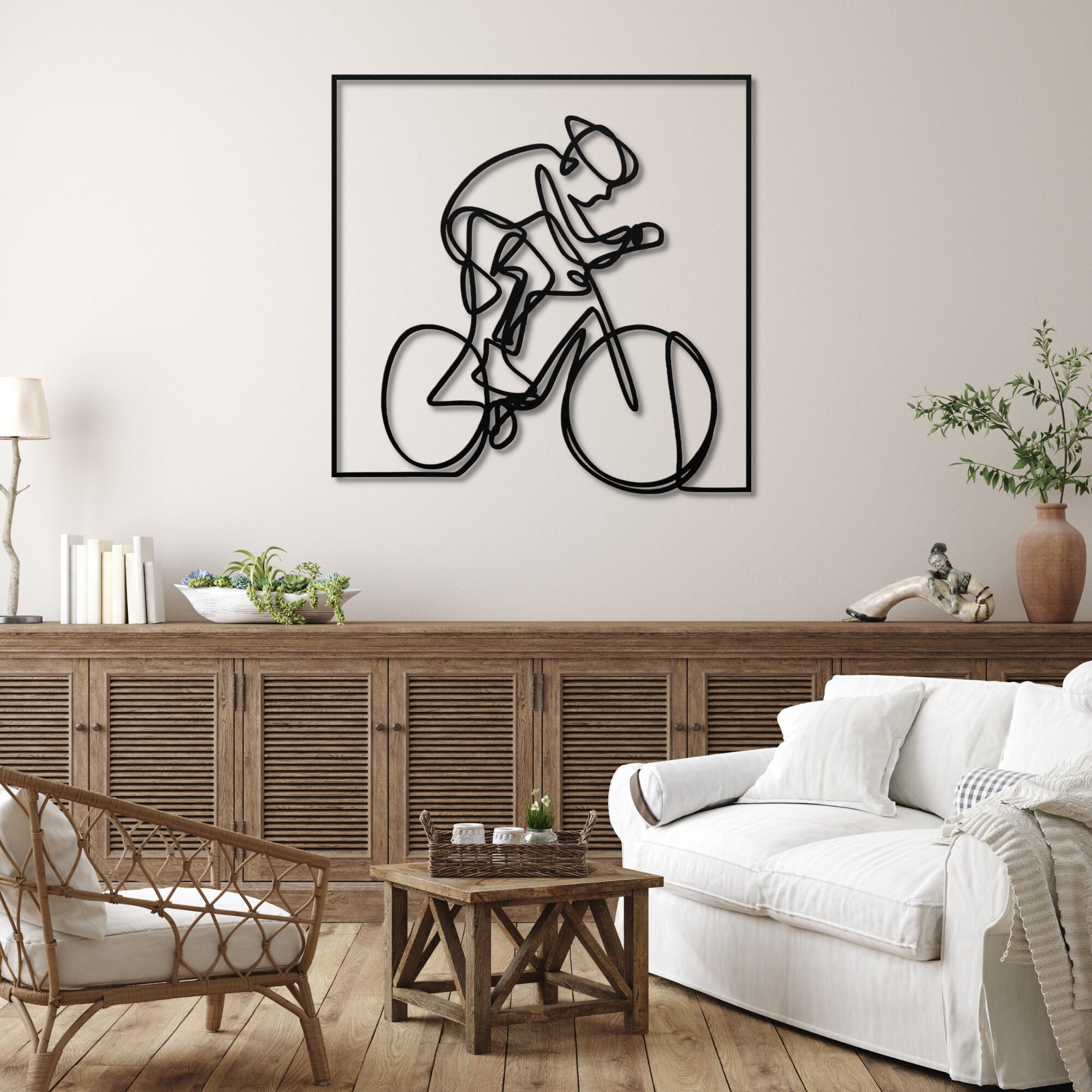 Metal Bike Wall Art Bike Wall Decor Metal Bike Wall Art Etsy