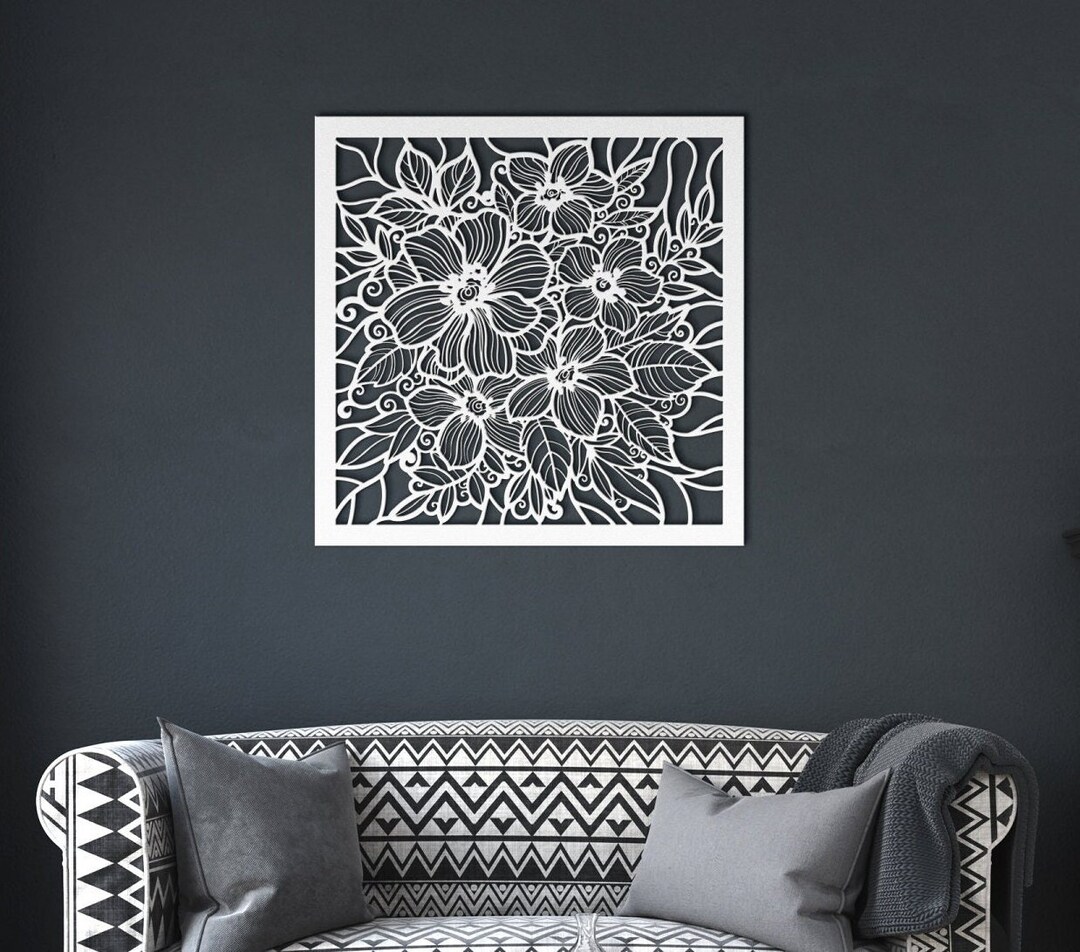 Flower Metal Wall Art, Metal Flower Art, Metal Wall Art Flowers, Metal