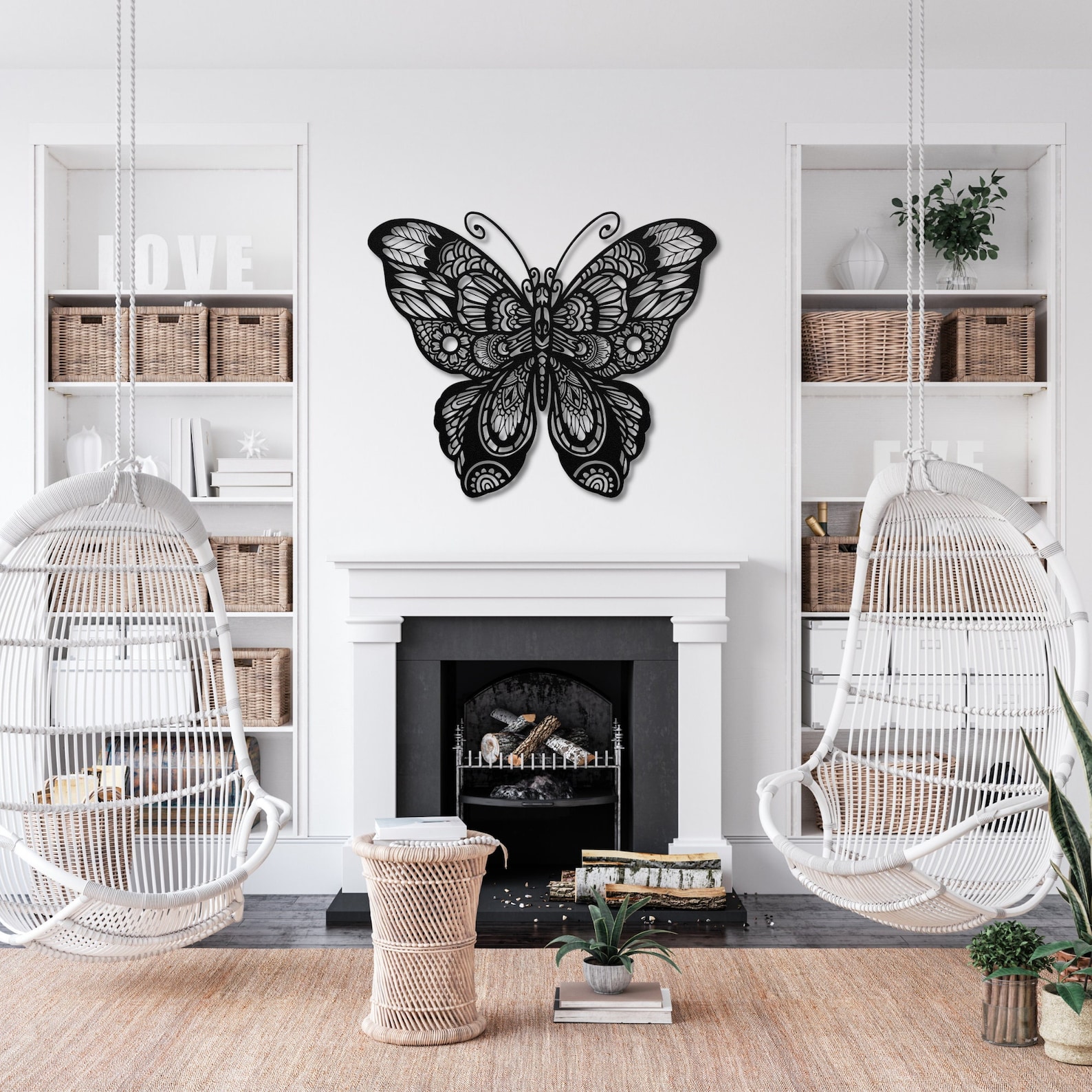 Metal Butterfly Wall Art, Metal Wall Butterfly, Butterfly for Wall ...