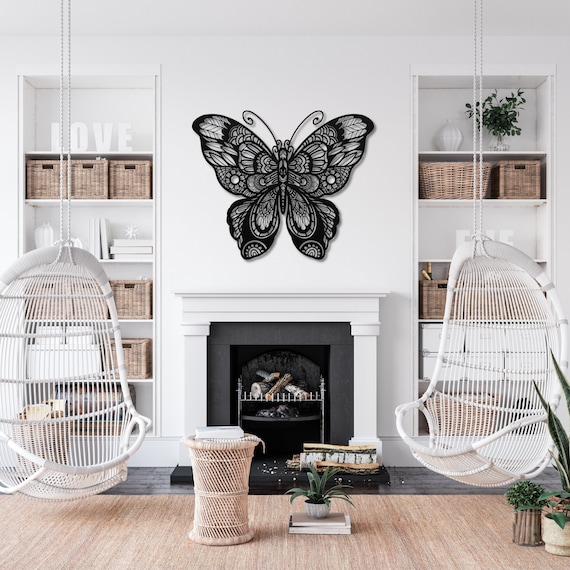 Metal Butterfly Wall Art, Metal Wall Butterfly, Butterfly for Wall Decor, Butterfly Gifts for Mom, Butterfly Wall Art, Butterfly Wall Decor