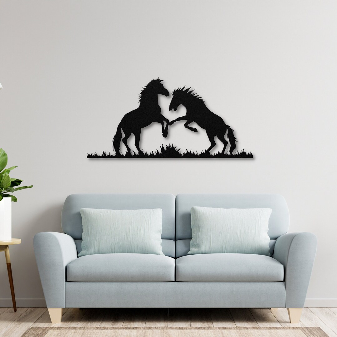 Horse Metal Wall Art Metal Horse Art Horse Metal Wall Decor - Etsy
