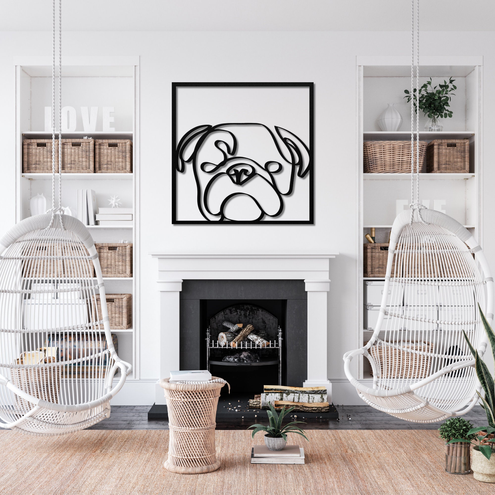 Dog Metal Wall Art Metal Dog Art Metal Dog Wall Art Dog Etsy