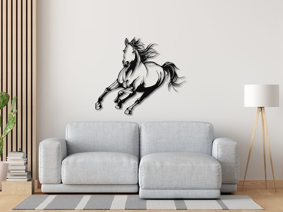 Horse Metal Wall Art, Metal Horse Art, Horse Wall Decor, Metal Art Horse, Horse Metal Art, Horse Lovers Gift, Gift for Horse Lovers