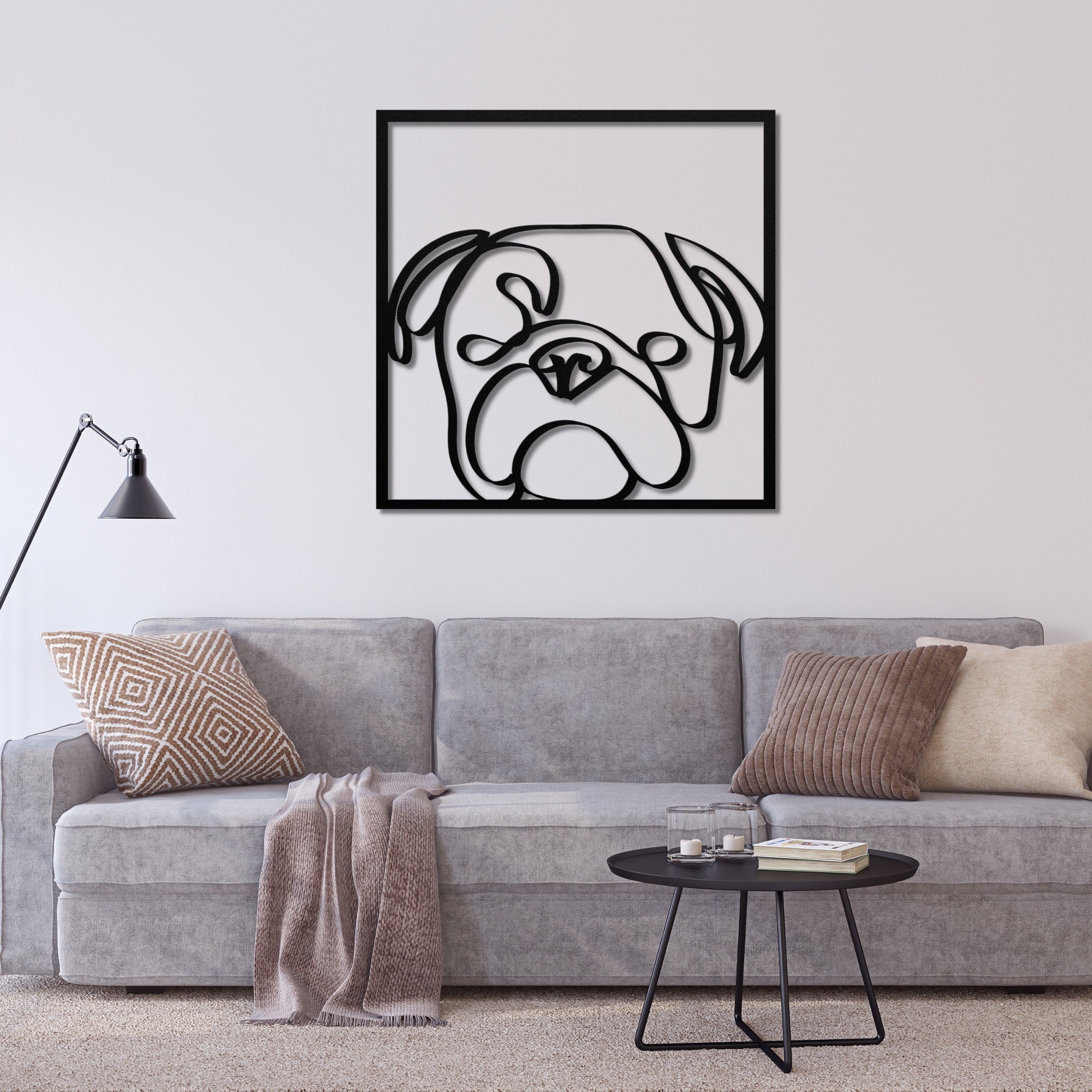 Dog Metal Wall Art Metal Dog Art Metal Dog Wall Art Dog Etsy