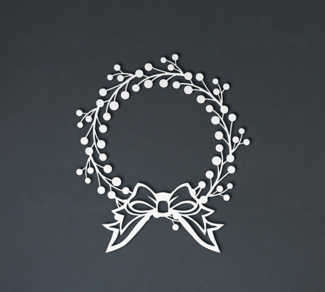 Metal Wreath Signs, Metal Wreath for Front Door, Metal Wreath Signs