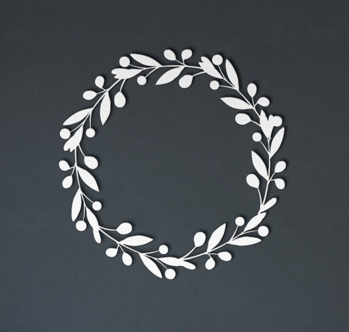 Metal Wreath Signs Metal Wreath for Front Door Metal Wreath Etsy