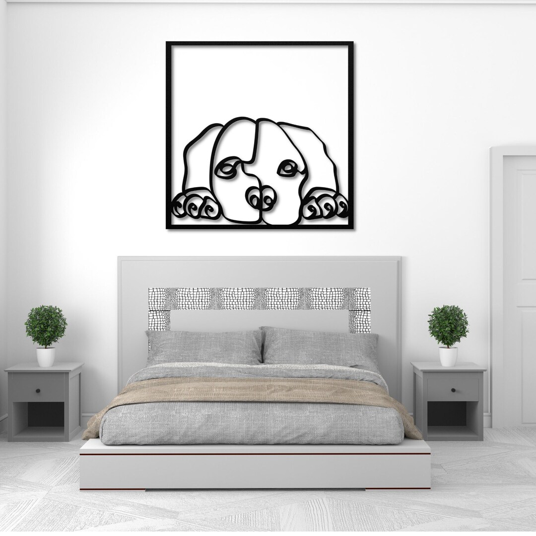 Dog Metal Wall Art Metal Dog Art Metal Dog Wall Art Dog Etsy