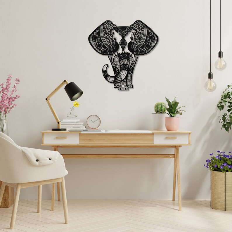 Elephant Wall Art Metal Elephant Wall Art Metal Elephant Etsy